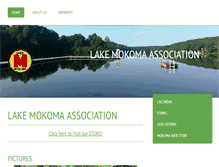 Tablet Screenshot of lakemokoma.org